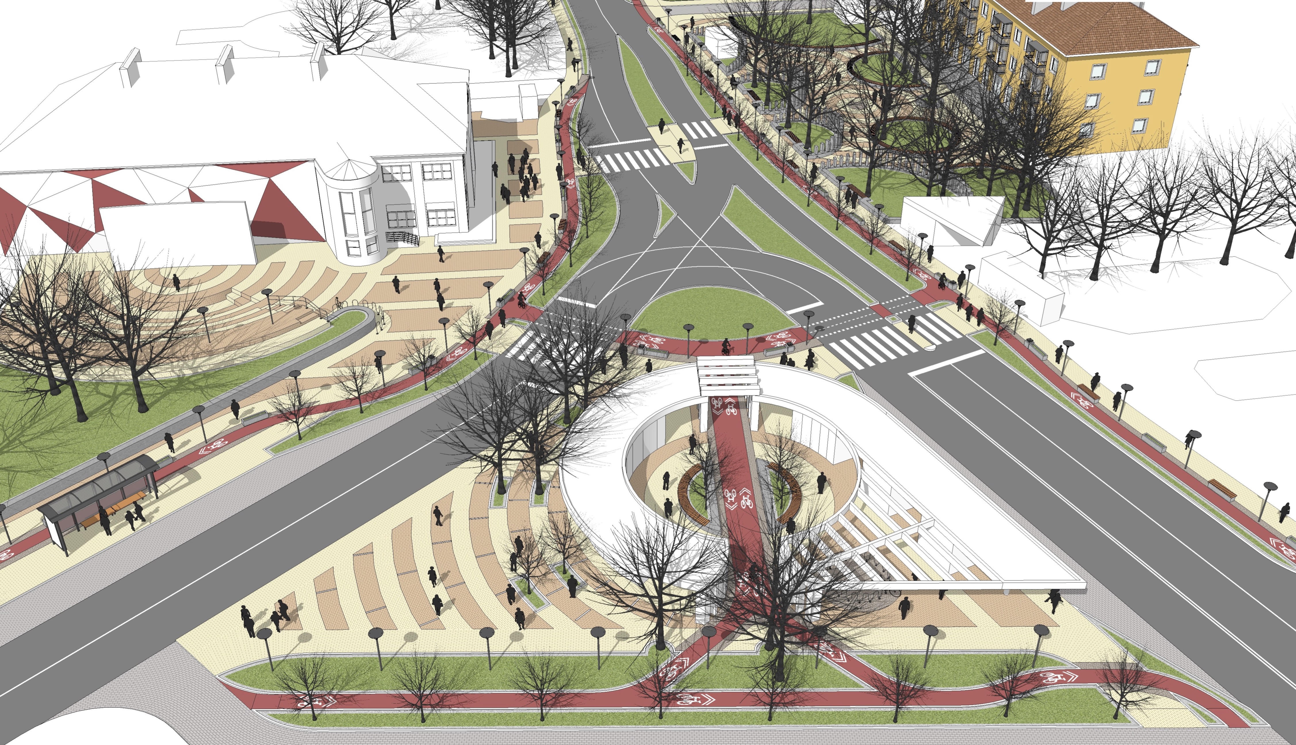 площадь на пересечении улиц. транспортная развязка проект. площадь на пересечении улиц. рокоссовского калининград. площадь на пересечении улиц.