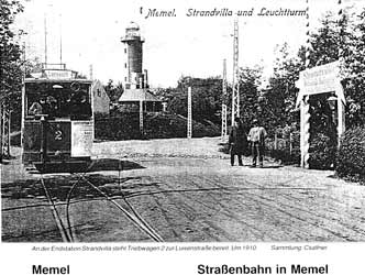 Мемель/Клайпеда. Конечная остановка трамвая №20. Около 1900 года