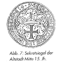 Печать Альтштадта (середина 15 века) 