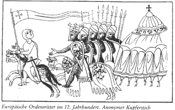 Рыцари Тевтонского ордена в 12 веке
