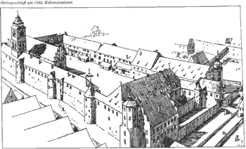 Кёнигсбергский замок около 1560 года