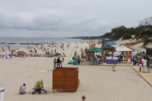 В Зеленоградске открыт первый в регионе «пляж без границ»
