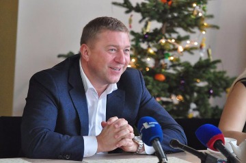 21 декабря 2015 года – Глава города Александр Ярошук ответил на вопросы журналистов во время пресс-ланча и поблагодарил их за сотрудничество