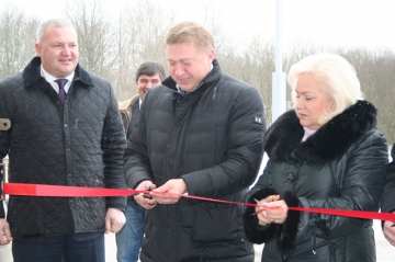 Открытие станции обезжелезивания воды в пос.Чкаловск, 2011 год